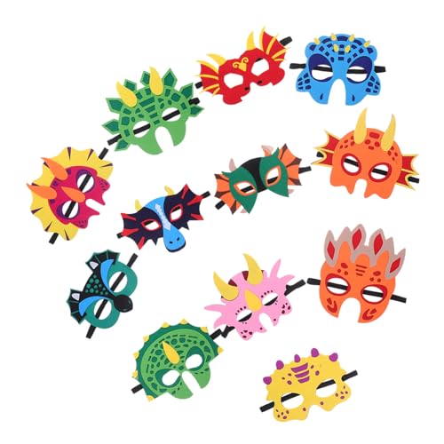 ibasenice 12 Stück Teiliges Dinosaurier Kostümset aus Weichem Filz Sichere Bequeme mit Verstellbaren Bändern für Halloween Geburtstag Karneval und Fantasievolles Rollenspiel ibasenice 12 Stück Teiliges Dinosaurier Kostümset aus Weichem Filz Sichere Bequeme mit Verstellbaren Bändern für Halloween Geburtstag Karneval und Fantasievolles Rollenspiel von ibasenice