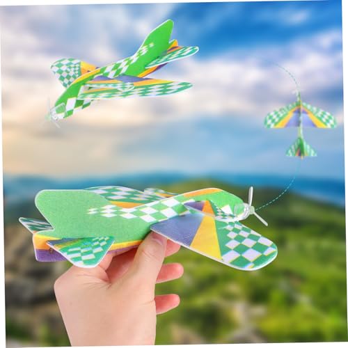 ibasenice 12 Stück Teiliges Kleine Schaumstoffflugzeuge Wurfspielzeug für Leicht und Robust Hand Auge koordination und Orientierungsspiel für Jungen und Mädchen ibasenice 12 Stück Teiliges Kleine Schaumstoffflugzeuge Wurfspielzeug für Leicht und Robust Hand Auge koordination und Orientierungsspiel für Jungen und Mädchen von ibasenice