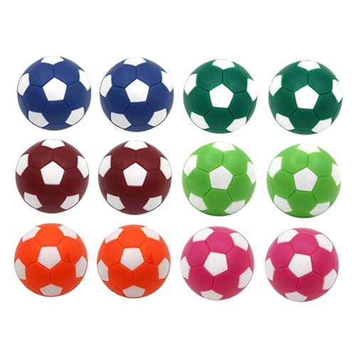 ibasenice 12 Stück Teiliges Mini Tischfußball Bunte Kunststoff Bälle Langlebig Farbintensiv für Tischkicker Spielspaß ibasenice 12 Stück Teiliges Mini Tischfußball Bunte Kunststoff Bälle Langlebig Farbintensiv für Tischkicker Spielspaß von ibasenice