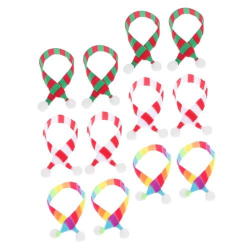 ibasenice 12 Stück Teiliges Mini Weihnachtsschals aus Dekorative Puppenschals für DIY Puppen Flaschen und Tischdeko Langlebig Waschbar Vielseitig Einsetzbar für Wiederverwendbar ibasenice 12 Stück Teiliges Mini Weihnachtsschals aus Dekorative Puppenschals für DIY Puppen Flaschen und Tischdeko Langlebig Waschbar Vielseitig Einsetzbar für Wiederverwendbar von ibasenice