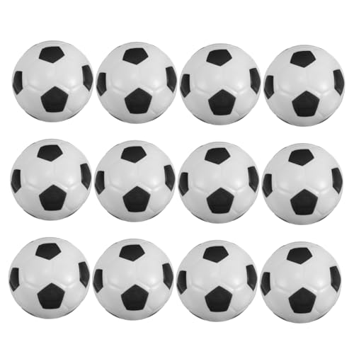 ibasenice 12 Stück Teiliges Set Mini Fußball Stressbälle PU für Entspannungsspielzeug für Sportveranstaltungen Partys und Belohnung von ibasenice