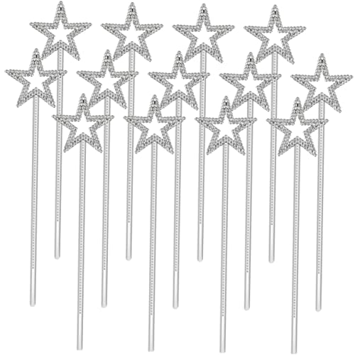 ibasenice 12 Stück Zauberstab Fairy Wand kinderkostüme versilbern geburtstagsmitgebsl starw Toy Silberner Stern Sternenstab für Feenstab- dekorativer Feenstab Plastik Silver ibasenice 12 Stück Zauberstab Fairy Wand kinderkostüme versilbern geburtstagsmitgebsl starw Toy Silberner Stern Sternenstab für Feenstab- dekorativer Feenstab Plastik Silver von ibasenice