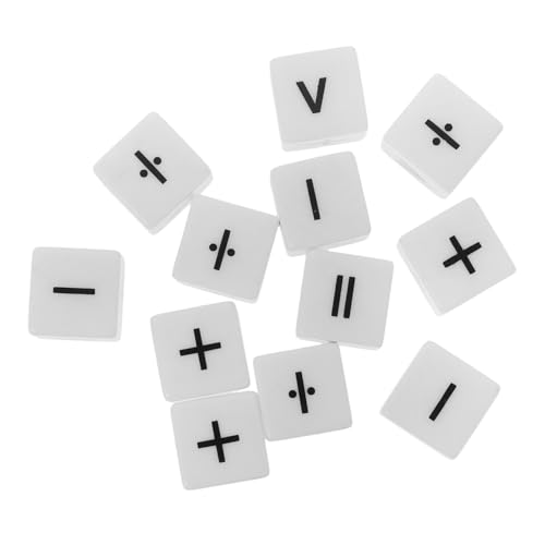 ibasenice Mathe-lernwürfel-Set – 12-teiliges Standard-spielwürfel Mit Zahlen Und Für Kinder Zählspiel Für Kinder von ibasenice