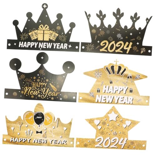 ibasenice Festliches Partyzubehör Für Silvester: 12-teiliges Partyhut-set Für Erwachsene Jungen Und Mädchen ibasenice Festliches Partyzubehör Für Silvester: 12-teiliges Partyhut-set Für Erwachsene Jungen Und Mädchen von ibasenice