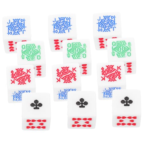 ibasenice Einzigartige Pokerwürfel-Requisiten 12 Weiße Aus Acryl Ideal Für Partyspiele Ktv Bar Und Geburtstagsfeiern ibasenice Einzigartige Pokerwürfel-Requisiten 12 Weiße Aus Acryl Ideal Für Partyspiele Ktv Bar Und Geburtstagsfeiern von ibasenice