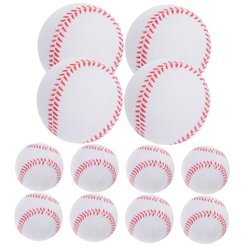 ibasenice Elastisches Pu-Material Softbälle - Baseball-Set - Übungstrainingsbälle - Indoor/Outdoor-Spiel - Training Für von ibasenice