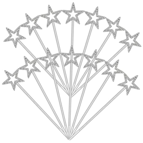 ibasenice 12St Zauberstab Stern Bausatz Laterne Fairy Wand kinderkostüme Costume Fairy Tale Geburtstagsgeschenk Feenstab für Neuheit Feenstäbe Plastik Silver ibasenice 12St Zauberstab Stern Bausatz Laterne Fairy Wand kinderkostüme Costume Fairy Tale Geburtstagsgeschenk Feenstab für Neuheit Feenstäbe Plastik Silver von ibasenice