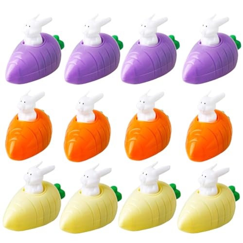 ibasenice 12st Auto Zurückziehen Ostergeschenke Osterspielzeug Bauauto Miniautos Für Träge Kleine Fahrzeuge Cartoon-Kleinkind-Push-Auto Plastik von ibasenice