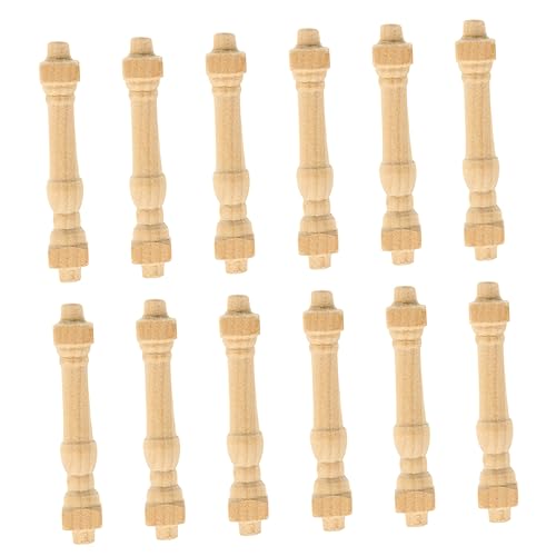 ibasenice 12er-Set Miniatur-handläufe Aus Holz Miniatur-hausdekor Im Maßstab 112 Perfektes Kinderspielzeug ibasenice 12er-Set Miniatur-handläufe Aus Holz Miniatur-hausdekor Im Maßstab 112 Perfektes Kinderspielzeug von ibasenice