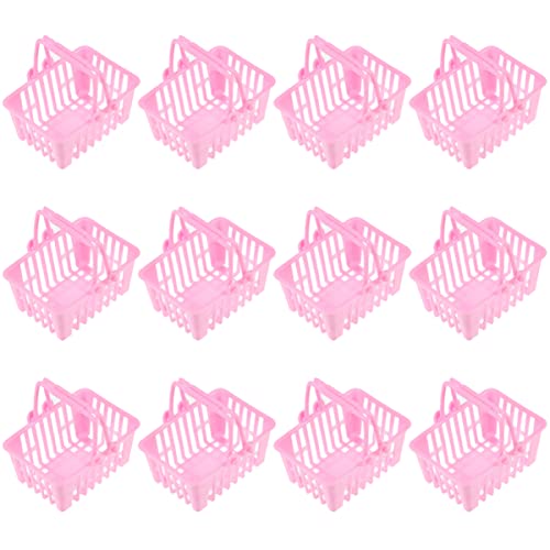 ibasenice 12st Mini-einkaufskorb Für Kleinkinder Für Körbe Miniatur-einkaufskorb Einkaufskorb Kinderbadspielzeug Mini-tragekorb Miniaturhaus Rosa Plastik ibasenice 12st Mini-einkaufskorb Für Kleinkinder Für Körbe Miniatur-einkaufskorb Einkaufskorb Kinderbadspielzeug Mini-tragekorb Miniaturhaus Rosa Plastik von ibasenice