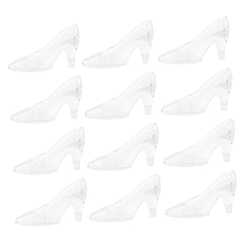 ibasenice Schuhdekor Dekorativer Schuh Exquisites High-Heel-Design Sichere Robuste Kristallschuhe Für Projekte von ibasenice