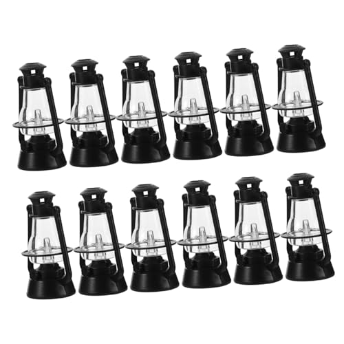 ibasenice Dekorative Mini-petroleumlampe für Puppenhaus 12-teiliges Set Im Vintage-Stil für Häuserlayouts ibasenice Dekorative Mini-petroleumlampe für Puppenhaus 12-teiliges Set Im Vintage-Stil für Häuserlayouts von ibasenice