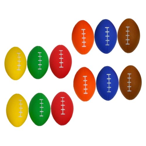 ibasenice 12st Sensorisches Spielzeug Für Kleinkinder Rugby-hüpfball Dehnbarer Sensorischer Ball Dekompressionsspielzeug Aus Schaumstoff Geschenke Büro Polyurethan Fußball Kleines Spielzeug von ibasenice