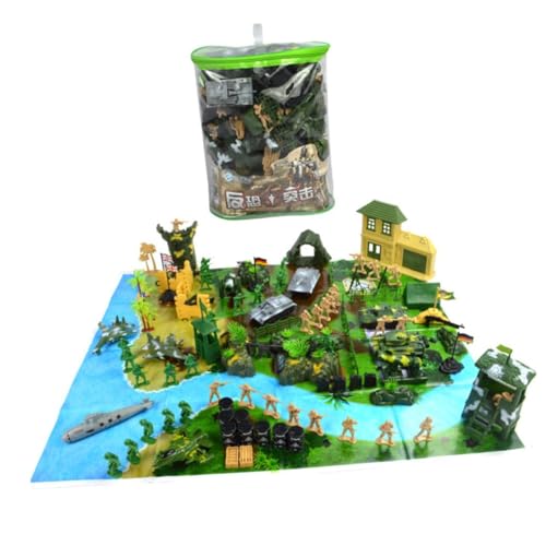 ibasenice 130-Teiliges Set Soldatenmodell Toys Soldatenfiguren Militärspielzeug Militärmodell Kriegsmodell Simulationsspielzeug Sandtisch Tischspielzeug ibasenice 130-Teiliges Set Soldatenmodell Toys Soldatenfiguren Militärspielzeug Militärmodell Kriegsmodell Simulationsspielzeug Sandtisch Tischspielzeug von ibasenice