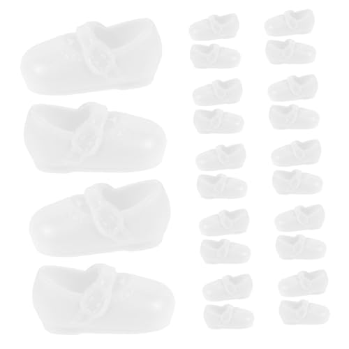 ibasenice 135 Paare Puppenschuhe für Puppen Bunte Plastikstiefel mit Rutschfesten Sohlen Bekleidungsaccessoires für Puppenhaus und Fantasievolles von ibasenice