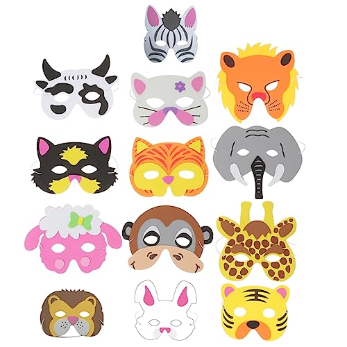 ibasenice Lustiges Tiermasken-set 13-teilig Eva-tiermasken Für Halloween-partys Und Dekorative Zwecke ibasenice Lustiges Tiermasken-set 13-teilig Eva-tiermasken Für Halloween-partys Und Dekorative Zwecke von ibasenice