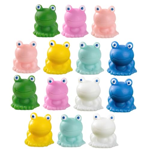 ibasenice 14stücke Miniatur Frosch Figuren Aus Resin Niedliche Gartendekoration Für Mini- Lebendige Tierfiguren Für Kreative Farben Je ibasenice 14stücke Miniatur Frosch Figuren Aus Resin Niedliche Gartendekoration Für Mini- Lebendige Tierfiguren Für Kreative Farben Je von ibasenice