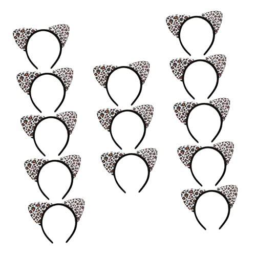 ibasenice 14 Stück Teiliges Leopard Katzenohren Stirnband Leichtes Bequemes Party Kopfschmuck für Mädchen und Erwachsene Niedliches Kostümzubehör für Karneval Halloween Geburtstagsfeiern ibasenice 14 Stück Teiliges Leopard Katzenohren Stirnband Leichtes Bequemes Party Kopfschmuck für Mädchen und Erwachsene Niedliches Kostümzubehör für Karneval Halloween Geburtstagsfeiern von ibasenice