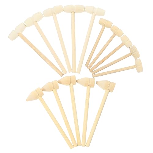 ibasenice Mini-hämmer-spielzeugset Aus Holz – 15-teiliger Kinderhammer Für Kleinkinder – Sicheres Holzspielzeug – Tolles Für Kinder ibasenice Mini-hämmer-spielzeugset Aus Holz – 15-teiliger Kinderhammer Für Kleinkinder – Sicheres Holzspielzeug – Tolles Für Kinder von ibasenice