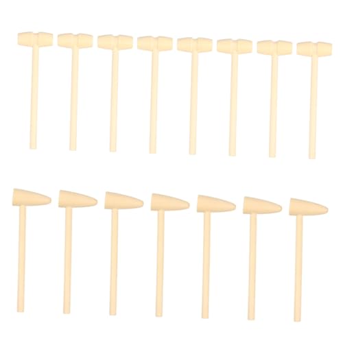 ibasenice 15 Stück Teiliges Holzhammer für Mini Mallets aus Poliertem Holz Sicher und Leicht Fördert Hand Auge Koordination für Spiel und Geschicklichkeitstraining ibasenice 15 Stück Teiliges Holzhammer für Mini Mallets aus Poliertem Holz Sicher und Leicht Fördert Hand Auge Koordination für Spiel und Geschicklichkeitstraining von ibasenice