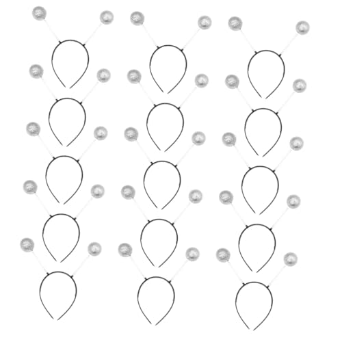 ibasenice 15 Stück Teiliges Silberner Glitzernder Antennen haarreife mit Federnden Kugeln Witziges Damen Stirnband für Halloween Mottoparty Karneval Vielseitig für Haarstyles Geeignet ibasenice 15 Stück Teiliges Silberner Glitzernder Antennen haarreife mit Federnden Kugeln Witziges Damen Stirnband für Halloween Mottoparty Karneval Vielseitig für Haarstyles Geeignet von ibasenice