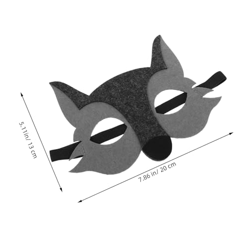 ibasenice 15 Stück Teiliges Wolfsmasken Atmungsaktive Leichte Cartoon-tiermasken aus Vliesstoff Klare Sicht für Cosplay Rollenspiele Dschungel Halloween-partys ibasenice 15 Stück Teiliges Wolfsmasken Atmungsaktive Leichte Cartoon-tiermasken aus Vliesstoff Klare Sicht für Cosplay Rollenspiele Dschungel Halloween-partys von ibasenice
