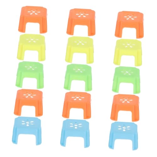 ibasenice 15 Teiliges Hocker Kit Mini Topfpflanzen Für Puppenhaus Mini Puppenhaus Puppenhaus Hocker Miniatur Möbel Miniatur Stühle Puppenstuhl Puppenhaus Tisch DIY von ibasenice