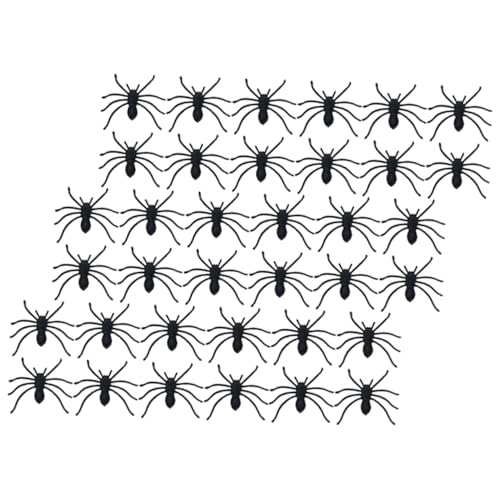 ibasenice 150 Stck. Halloween Gefälschte Spinnen Spinnennetz-Shooter Künstliche Spinne Simulation Realistische Spinne Spinnen-streichspielzeug Spinnennetz, Dreieckiges Netz Mini Plastik von ibasenice