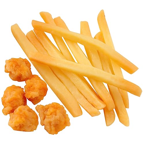ibasenice 15St Pommes-Modell gefälschtes Brathähnchen künstliches Spielfutter Gemüseschneider Realitätsnah Lebensmittelattrappe Modelle Spielzeugküchenzubehör realistisches Essen PVC Orange ibasenice 15St Pommes-Modell gefälschtes Brathähnchen künstliches Spielfutter Gemüseschneider Realitätsnah Lebensmittelattrappe Modelle Spielzeugküchenzubehör realistisches Essen PVC Orange von ibasenice
