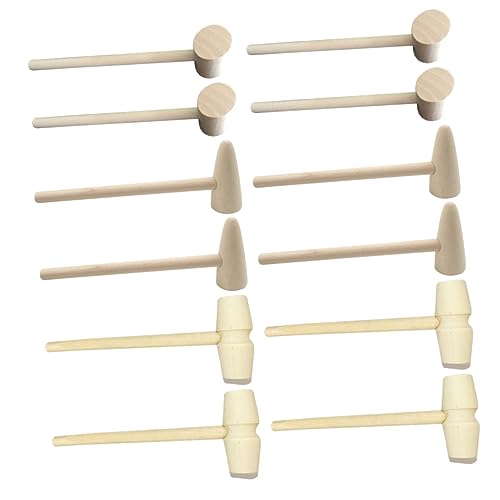 ibasenice 15Stücke Teiliges Hämmer Aus Holz Mini Hämmer Für Kreative DIY Projekte Sicheres Für Jungen Und Ab Jahren Für Bastel Und Lernaktivitäten von ibasenice