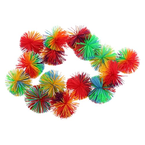 ibasenice 15pcs Farbenfrohe Fadenkugeln Für Kinder Und Katzen Weiches Stressspielzeug Für Sensorische Spiele Und Unterhaltung des Büros Schreibtisch von ibasenice