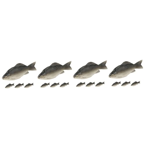 ibasenice 16 STK Simulation von Schaumfischen künstliche Fische tierfiguren Künstliches Fischornament Simulation realistischer Fischfiguren gefälschter Fisch Zubehör Frühe Lehrmittel Modell von ibasenice