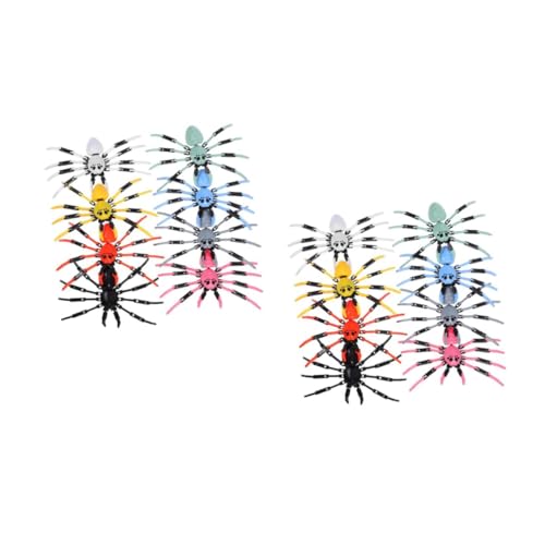 ibasenice 16 Stck. Teiliges Spinnenmodell mit Beweglichen Gelenken Realistisches DIY Insektenspielzeug für Flexible Spinnenfigur als Grusel Deko und Party Requisite für Halloween und ibasenice 16 Stck. Teiliges Spinnenmodell mit Beweglichen Gelenken Realistisches DIY Insektenspielzeug für Flexible Spinnenfigur als Grusel Deko und Party Requisite für Halloween und von ibasenice