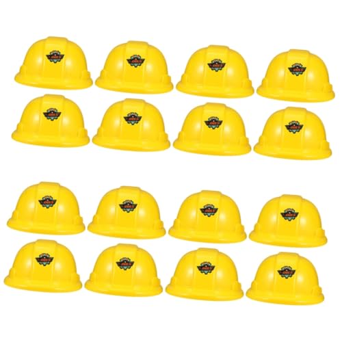 ibasenice 16 Stk Spielzeug-engineering-hut Baukostüm Für Kinder Bauhut Bauhüte Für Bauschutzhelme Für Kinder Spielset Für Kinder Schutzhelm Für Den Bau Kinderhelm Mann Ryan Mini Plastik von ibasenice