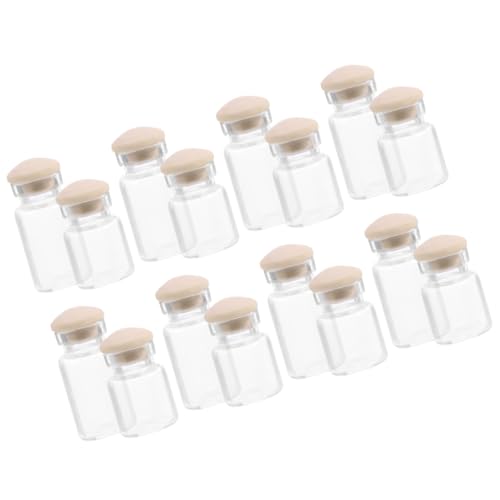 ibasenice 16pcs Miniatur Glas Candy Gläser Deckel Puppenhaus Dekoration Für Puppen ibasenice 16pcs Miniatur Glas Candy Gläser Deckel Puppenhaus Dekoration Für Puppen von ibasenice