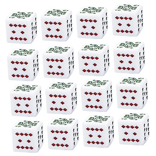 ibasenice 16St Poker Würfel Kartenspiele Lügner-Poker große Würfel Würfelspiel Fahrrad Spielkarten Board Games brettspiele spielwürfel Spiele für Geburtstagsfeiern lustige Spielchips Acryl ibasenice 16St Poker Würfel Kartenspiele Lügner-Poker große Würfel Würfelspiel Fahrrad Spielkarten Board Games brettspiele spielwürfel Spiele für Geburtstagsfeiern lustige Spielchips Acryl von ibasenice