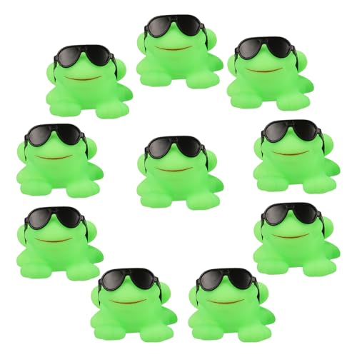 ibasenice 16St Sonnenbrillenfrosch badewanne schwimmspielzeug Badezimmer Badespielzeug Badezimmerspielzeug Frosch Plastik Green ibasenice 16St Sonnenbrillenfrosch badewanne schwimmspielzeug Badezimmer Badespielzeug Badezimmerspielzeug Frosch Plastik Green von ibasenice