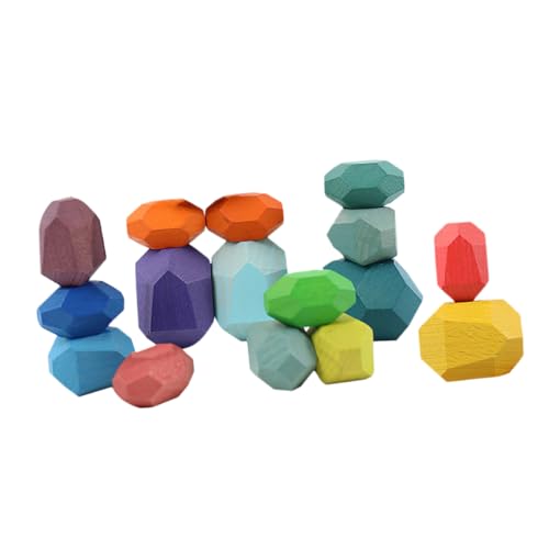 ibasenice 16Stücke Teiliges Stacking aus Hochwertigem Buchenholz Fördert Hand Augen Koordination und Kreativität für Kleinkinder und Vorschulkinder ibasenice 16Stücke Teiliges Stacking aus Hochwertigem Buchenholz Fördert Hand Augen Koordination und Kreativität für Kleinkinder und Vorschulkinder von ibasenice