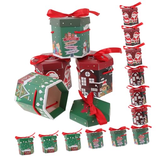 ibasenice 16 Weihnachts-goodie-boxen Weihnachts-leckerli-boxen Aus Karton Und Sicher Für Partygeschenke Papierboxen Zum Verpacken Von Geschenken ibasenice 16 Weihnachts-goodie-boxen Weihnachts-leckerli-boxen Aus Karton Und Sicher Für Partygeschenke Papierboxen Zum Verpacken Von Geschenken von ibasenice