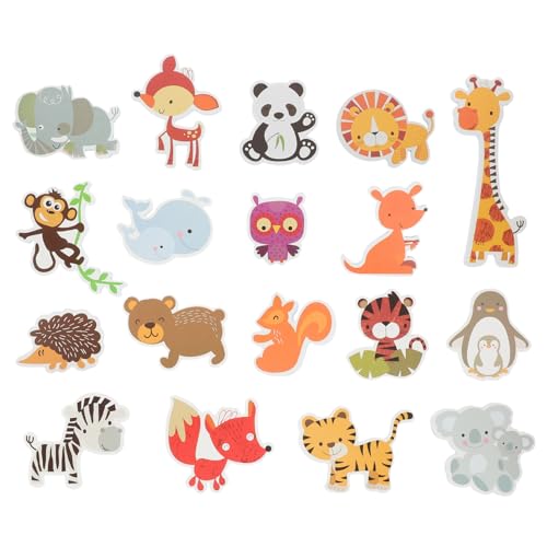 ibasenice 17 Stück Schaumstoff-Tier-Badespielzeug Cartoon-Baby-Schwimmbad-Spielzeug Frühpädagogische Badeaufkleber Für Kleinkinder Und Kinder von ibasenice