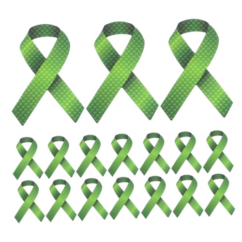 ibasenice 18 Stück Aufkleber für psychische Gesundheit Relief beruhigende Aufkleber Sinnesstreifen für Schreibtischkinder Positive Aufkleber ästhetische Aufkleber Fliege Aufkleber PVC Grün von ibasenice