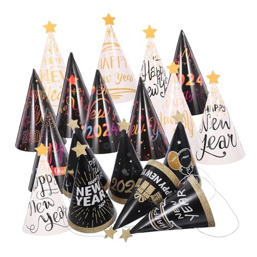 ibasenice 18 Stück Papierhut für das neue Jahr Jahre Hut Jahr Partygeschenke Silvestermützen Zahlen caps für weihnachts party -Party-Papierhüte Papierkegelhüte für das neue Jahr ibasenice 18 Stück Papierhut für das neue Jahr Jahre Hut Jahr Partygeschenke Silvestermützen Zahlen caps für weihnachts party -Party-Papierhüte Papierkegelhüte für das neue Jahr von ibasenice