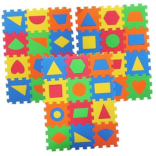 ibasenice 180 STK -Bodenmatte Spielmatte Kinder teppiche -Puzzle-Fußmatten ineinandergreifende Bodenmatte Puzzlematte Rätsel großes Bodenmattenpuzzle Schaumstoff-Bodenmatte Anzahl von ibasenice