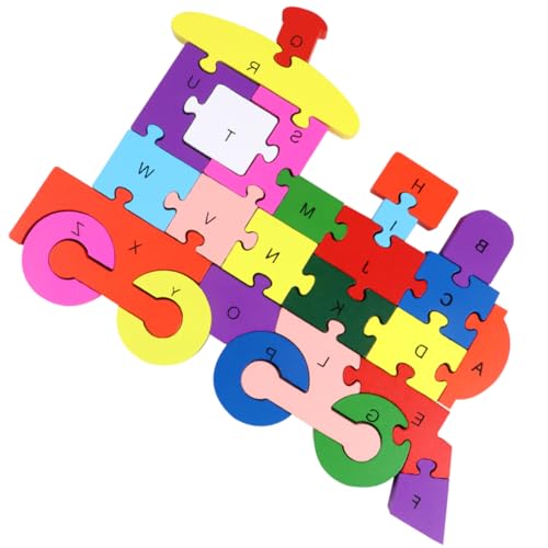 ibasenice 1Pc 26 Bausteinspielzeug für kinderspielzeug Zug- holzspielzeug Toys for Puzzlematte Puzzle- rätseln Hölzern ibasenice 1Pc 26 Bausteinspielzeug für kinderspielzeug Zug- holzspielzeug Toys for Puzzlematte Puzzle- rätseln Hölzern von ibasenice