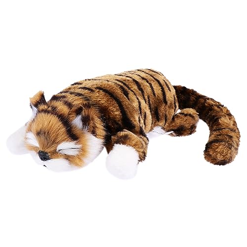 ibasenice 1Pc Elektrische Katze Puppe Plüsch Plüsch Schmuck Plüsch Katze Puppe Plüsch Puppe Dunkelbraun von ibasenice