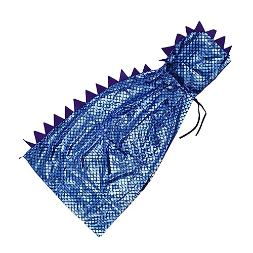 ibasenice 1Pc Halloween Dinosaurier Cape Cape Umhang Kapuze Party Kleinkind Dinosaurier Kostüm Halloween Dekorationen Jungen Kostüm Halloween Kostüme Halloween Cape Blau Stoff von ibasenice