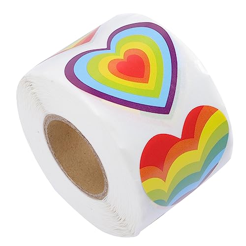 ibasenice 1Rolle Pride Herz Sticker Selbstklebende Regenbogenetiketten Für Mit Aufklebern Für Hochzeiten Scrapbooking Und DIY Projekte Leicht Abziehbar ibasenice 1Rolle Pride Herz Sticker Selbstklebende Regenbogenetiketten Für Mit Aufklebern Für Hochzeiten Scrapbooking Und DIY Projekte Leicht Abziehbar von ibasenice