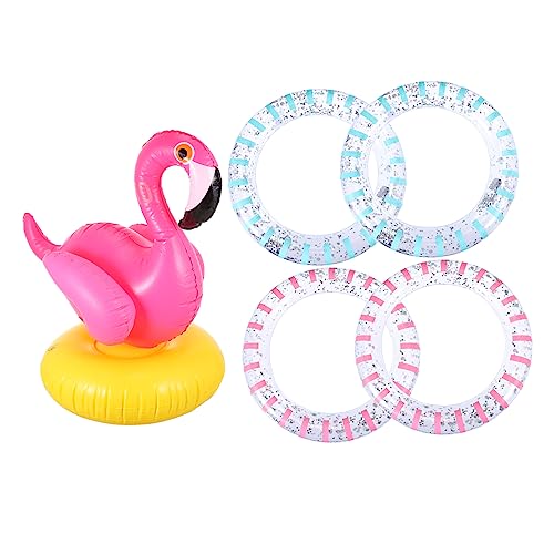 ibasenice 1Satz Aufblasbare Flamingo Wurfspiel Ringe für Kreatives Poolspielzeug für Sommerpartys Langlebig und Farbenfroh für Drinnen und Draußen Wurfspielzeug ibasenice 1Satz Aufblasbare Flamingo Wurfspiel Ringe für Kreatives Poolspielzeug für Sommerpartys Langlebig und Farbenfroh für Drinnen und Draußen Wurfspielzeug von ibasenice