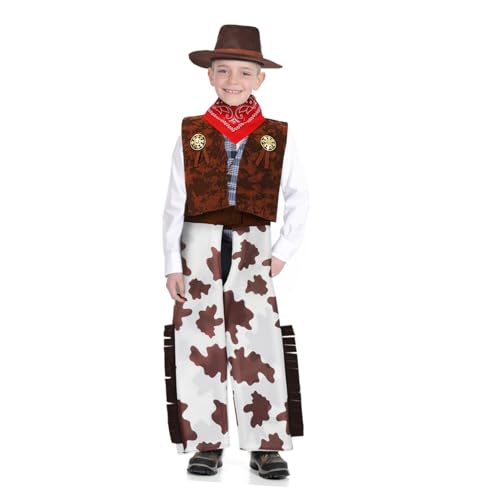ibasenice 1Satz Cowboy Kostüm für Kleinkinder Halloween Outfit für Jungen Hochwertiges Pferdekostüm mit Realistischen Accessoires Kostüm für Fasching und Mottopartys ibasenice 1Satz Cowboy Kostüm für Kleinkinder Halloween Outfit für Jungen Hochwertiges Pferdekostüm mit Realistischen Accessoires Kostüm für Fasching und Mottopartys von ibasenice