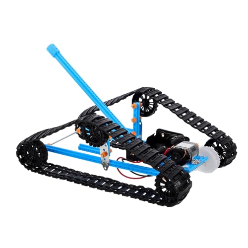 ibasenice 1Satz DIY Kettenauto Modellbau Interaktives Wissenschaftsspielzeug Für Lernhilfe Kreativität Und Robustes Material Für Spannende Experimente von ibasenice